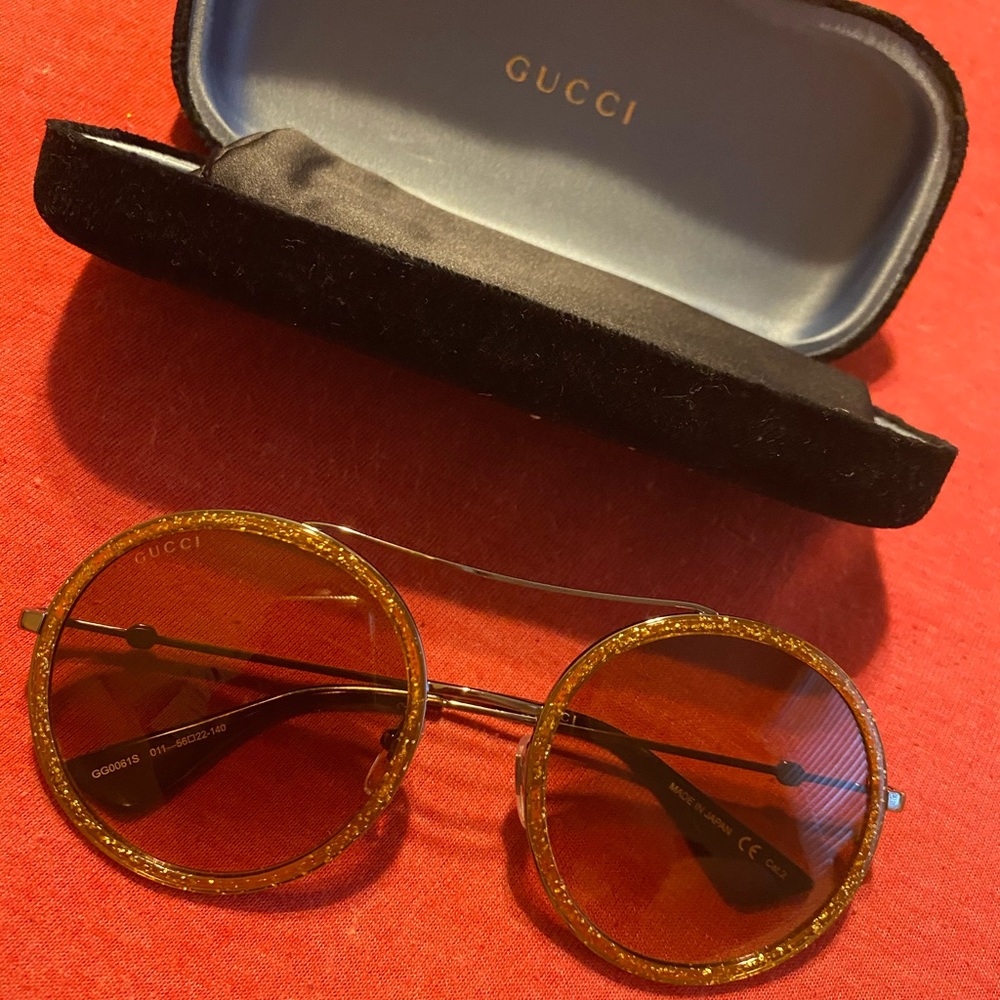 NWT Gucci Round Aviator Sunglasses
